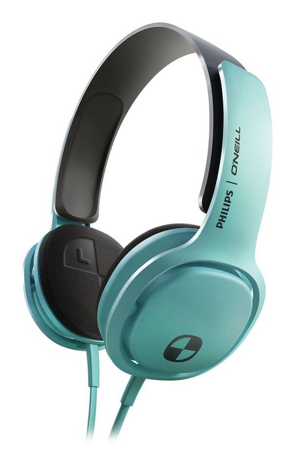 Philips SHO3300 O'Neill Cruz Headband Headphones - Mint - Grade A Refurb