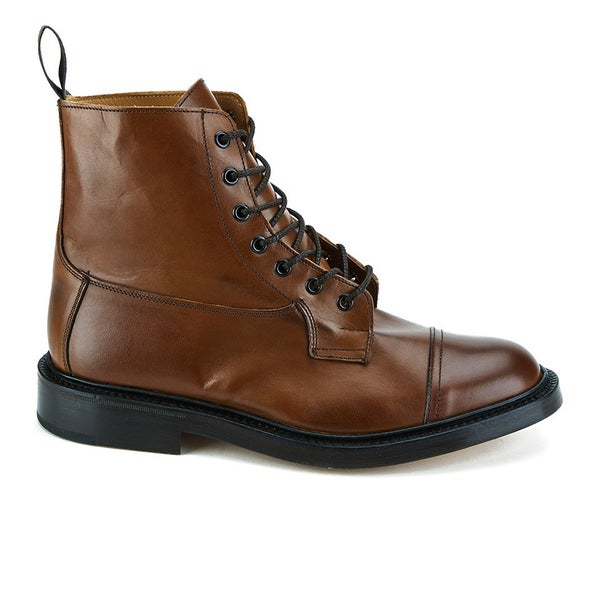 Knutsford by Tricker's Men's Allan Toe Cap Leather Lace Up Boots - Tan