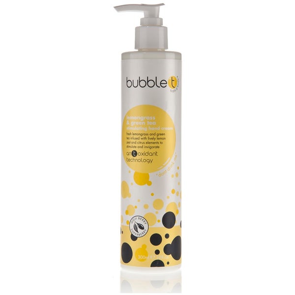 Bubble T Bath and Body Hand Cream in Lemongrass and Green Tea (300ml)