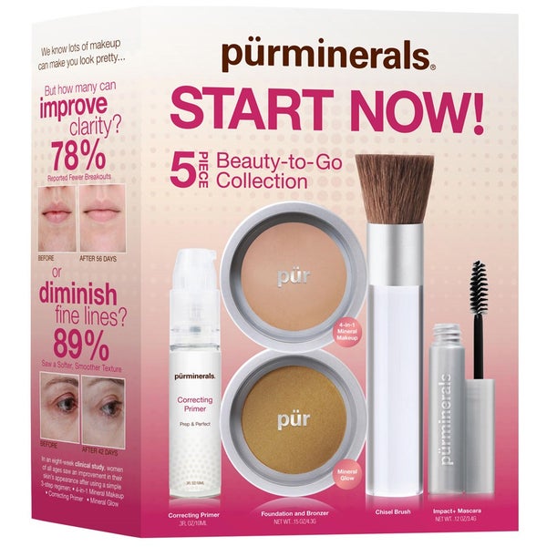 Kit Start Now da PÜR no tom Blush Medium