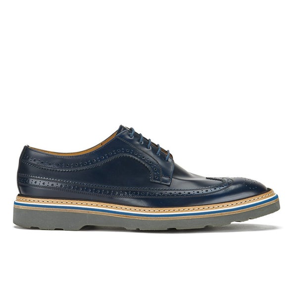 Paul Smith Shoes Men's Grand Leather Brogues - Navy City Soft | FREE UK ...