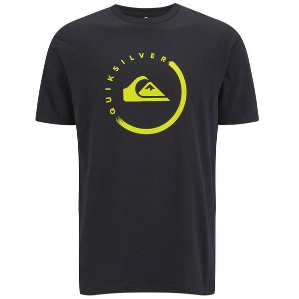 Quiksilver Men's Everyday Active Logo Ink T-Shirt - Navy