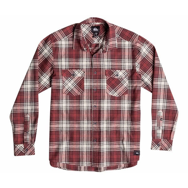Quiksilver Men's Everyday Flannel Check Shirt - Rosewood