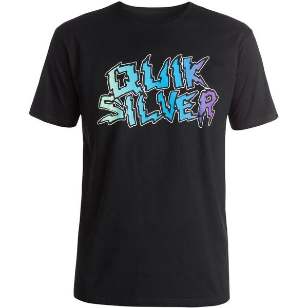 Quiksilver Men's Classic The Ghetto Livin' T-Shirt - Black