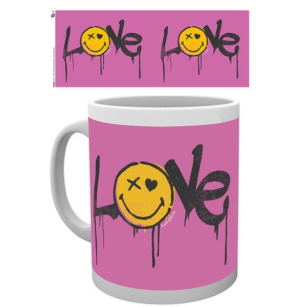 Smiley Paint Love Mug