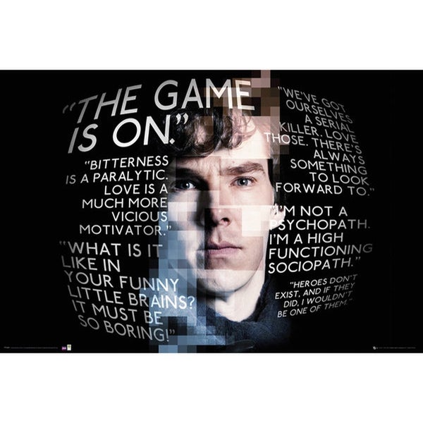 Sherlock Quotes - Maxi Poster - 61 x 91.5cm