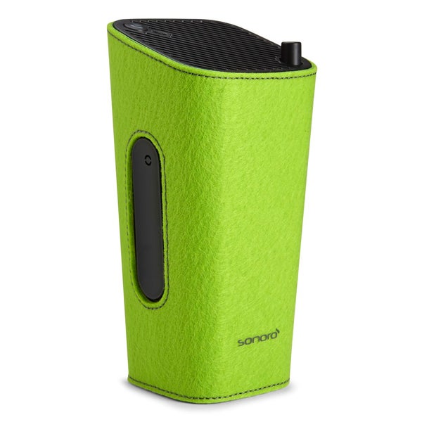 Sonoro Cubo Go New York Portable Bluetooth Speaker - Black/Green Felt