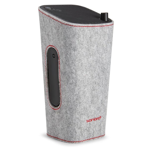 Sonoro Cubo Go New York Portable Bluetooth Speaker - Black/Grey Felt