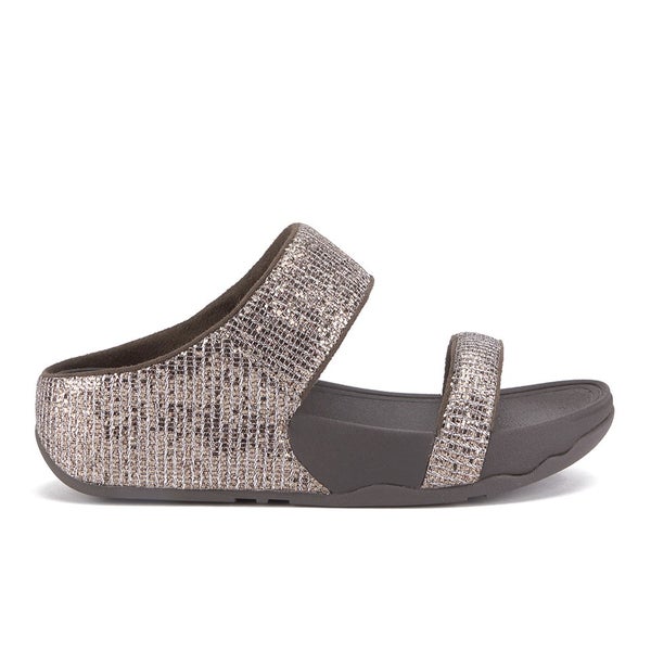 FitFlop Women's Lulu Superglitz Slide Sandals - Bronze