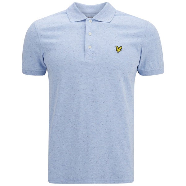 Lyle & Scott Men's Nepped Jersey Polo Shirt - Blue