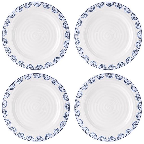Sophie Conran for Portmeirion Dinner Plate - Betty - White (Set of 4)