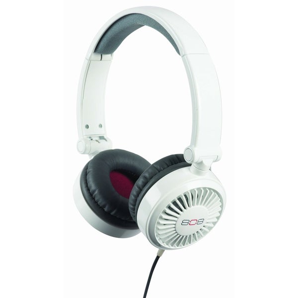 808 Audio Drift Noise Isolating Headphones - White