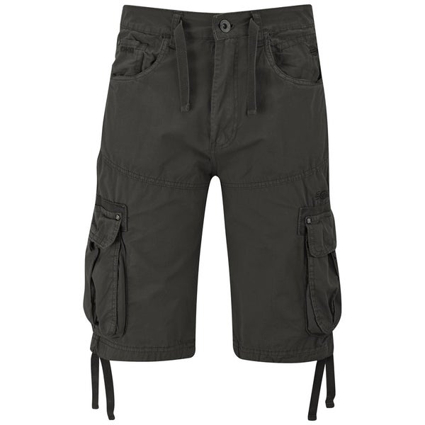 Crosshatch Men's Oprah Twill Cargo Shorts - Charcoal