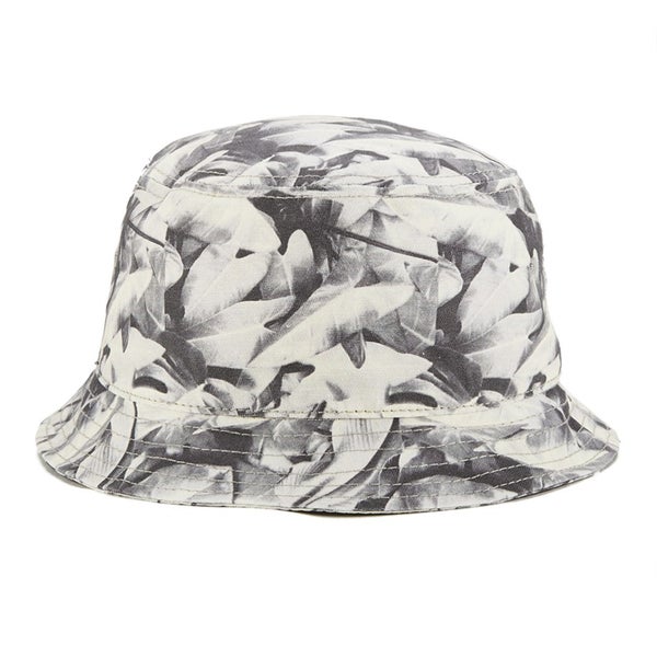 Jack & Jones Men's Leaf Bucket Hat - Dark Grey