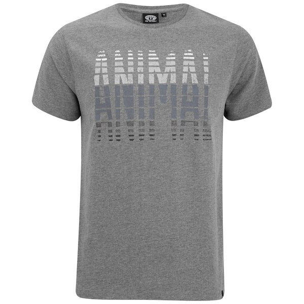 Animal Men's Lead Graphic T-Shirt - Charcoal Grey Marl
