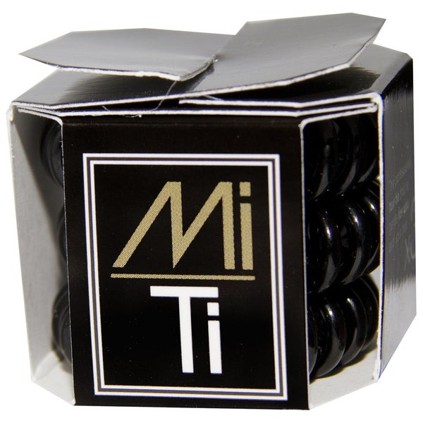 MiTi Professional Hair Tie - Midnight Black (3pc).