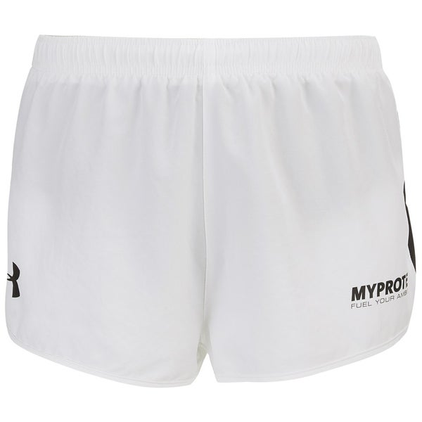 Under Armour Men's Athletic Shorts, White/Black