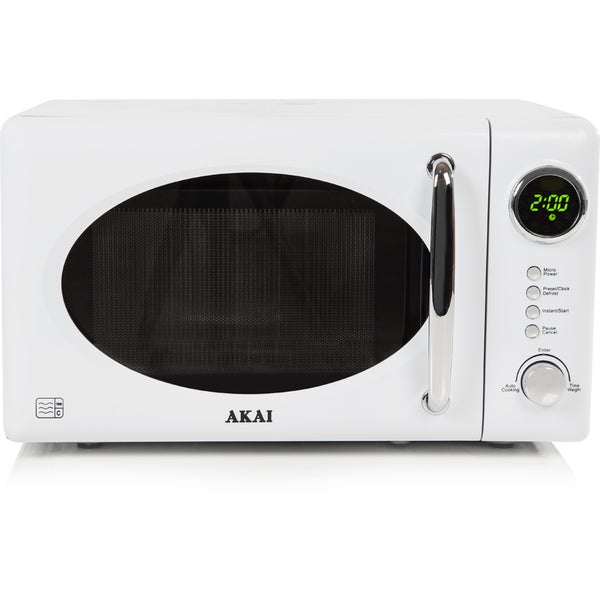 Akai A24006W Digital Microwave - White - 700W