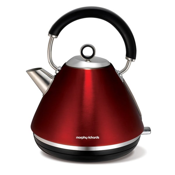 Morphy Richards 102004 Accents Traditional Kettle - Red - 1.5L