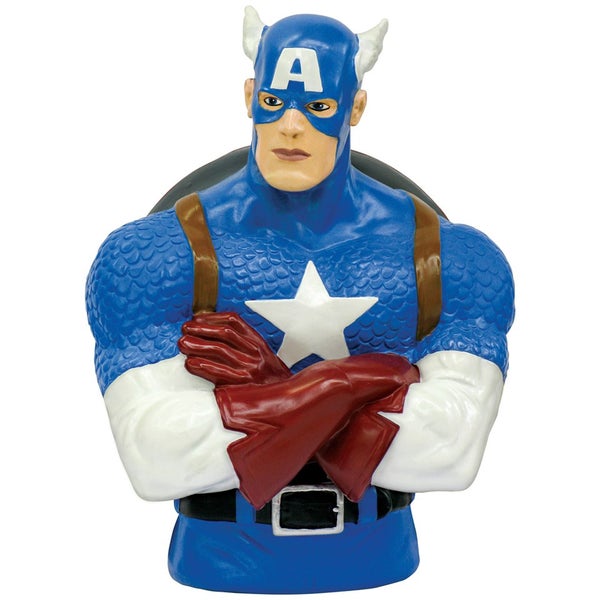 Marvel Avengers Age of Ultron Captain America Bust Bank