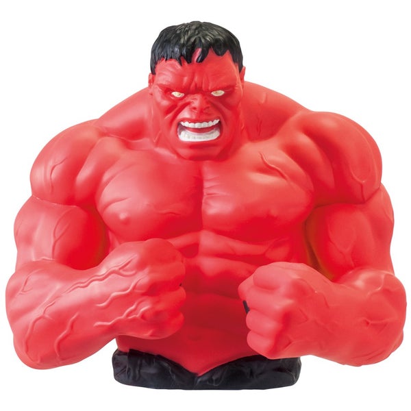 Tirelire Buste de Hulk Rouge -Marvel
