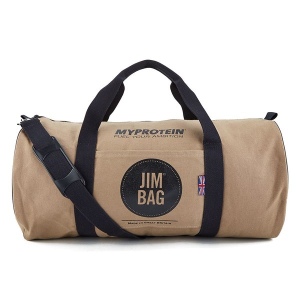 Myprotein Jim Bag Canvas Holdall Bag - Camel/Black