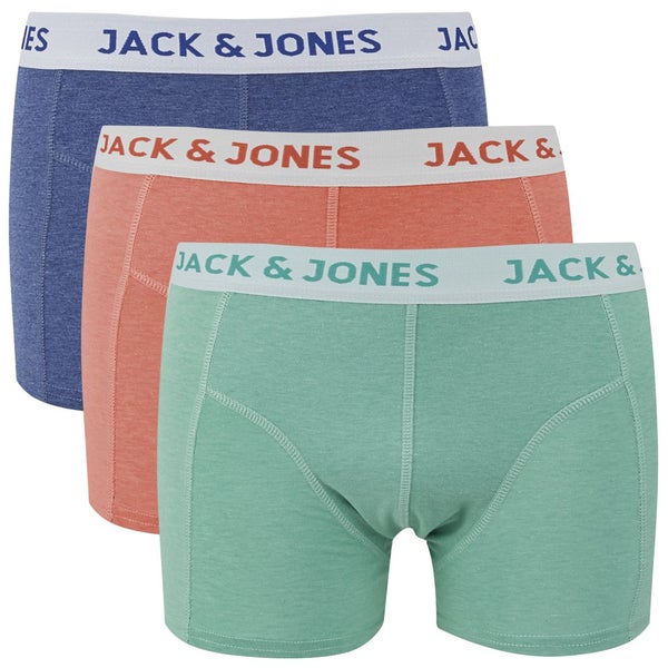 Jack & Jones Men's Sunbleached Regular 3-Pack Boxers - Multi