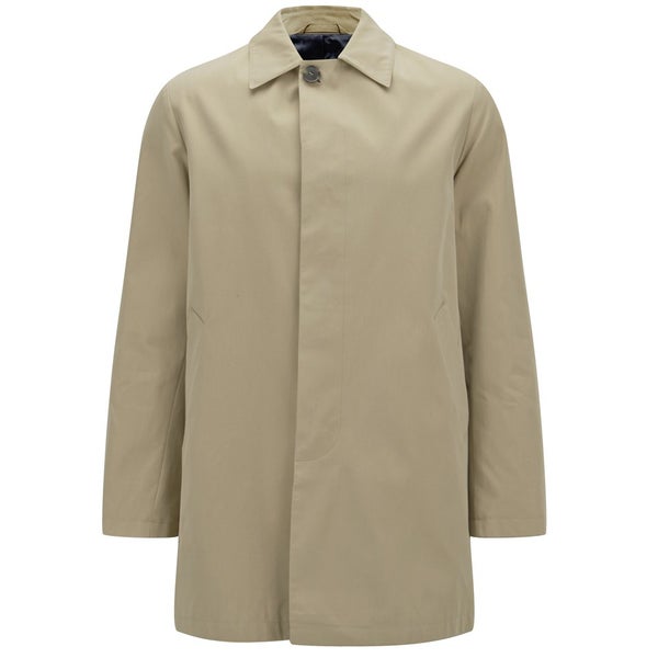 Knutsford Men's 'Made in England' Single-Breasted Raincoat - Stone