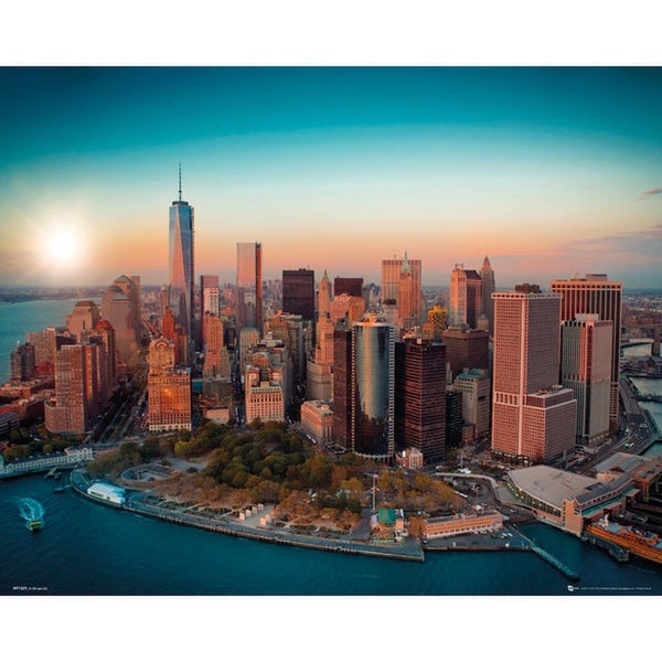 New York Freedom Tower Manhattan - Mini Poster - 40 x 50cm