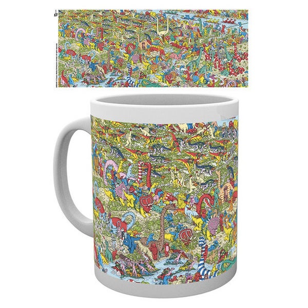 Where's Wally Jurassic Games Mug