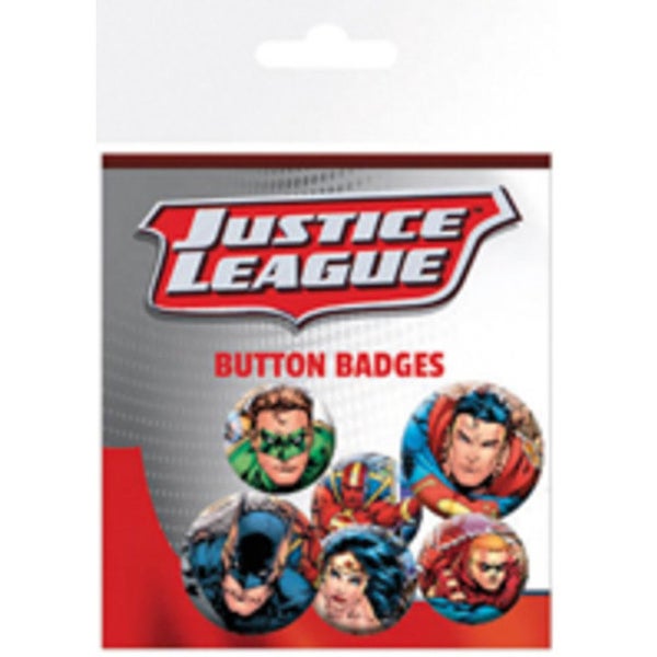 Lot de Badges Justice League Group - DC Comics