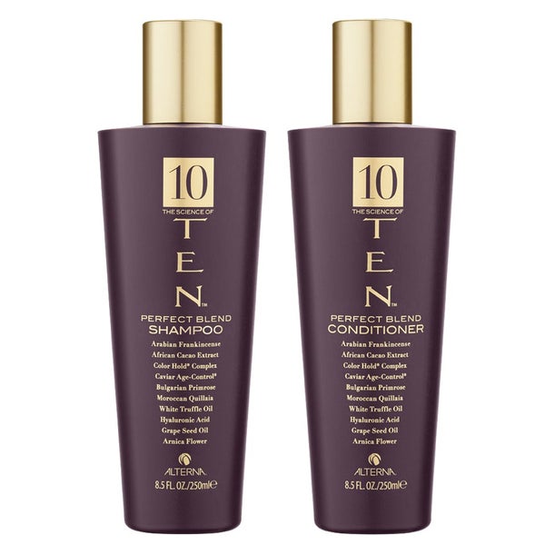 Шампунь и бальзам для волос комплексного действия Alterna Ten Perfect Blend Shampoo (250 мл) and Conditioner (250 мл)