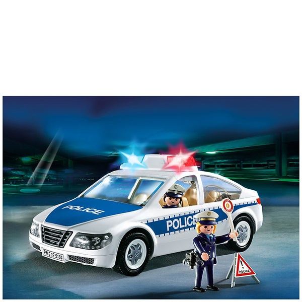 Voiture de police avec lumières clignotantes -Playmobil (5184)