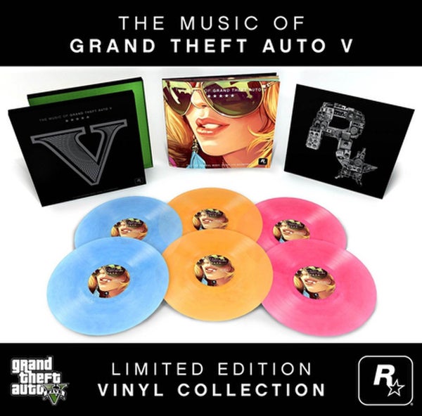 Grand Theft Auto V: Original Soundtrack Box Set OST (6LP) - Limited Edition Coloured Vinyl