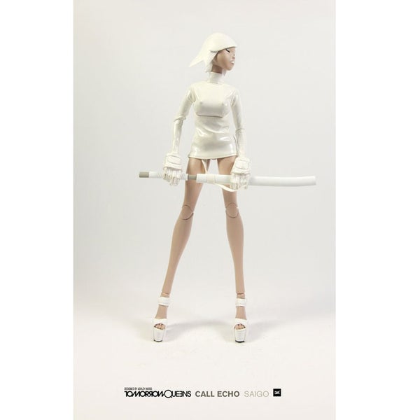 ThreeA Tomorrow Queens Call Echo Saigo - White 1:6 Scale Action Figure