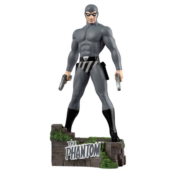 Ikon Collectibles The Phantom The Ghost Who Walks Grey Statue