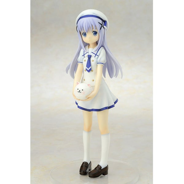 Is the Order a Rabbit Chino Summer School Uniform PVC 1:7 Scale Statue