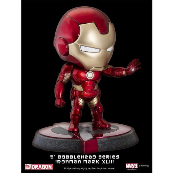 Dragon Bobbleheads Marvel Avengers Age of Ultron Iron Man MK43 Bobble Head Figure