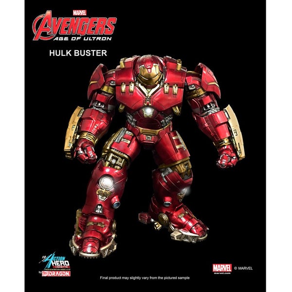 Dragon Action Heroes Marvel Avengers Age of Ultron Hulkbuster 1:9 Scale Vignette