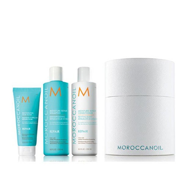 Moroccanoil Moisture Repair Shampoo, Conditioner and Mask Trio (Worth £43.35)