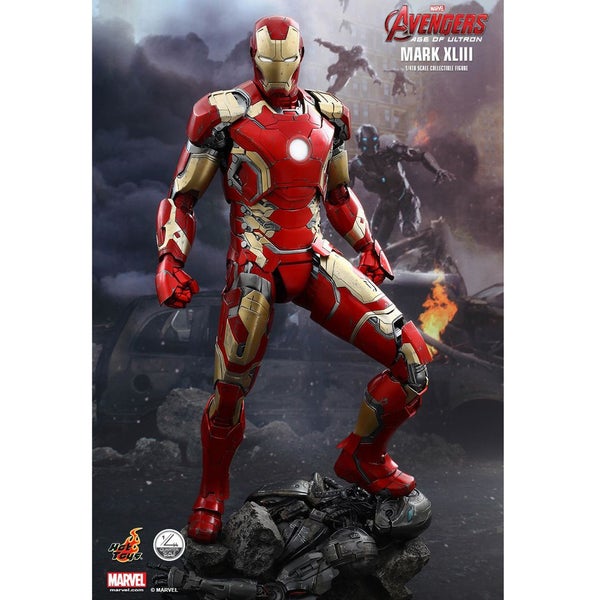 Hot Toys Marvel Age Of Ultron Iron Man Mark XLIII 1:4 Scale Figure