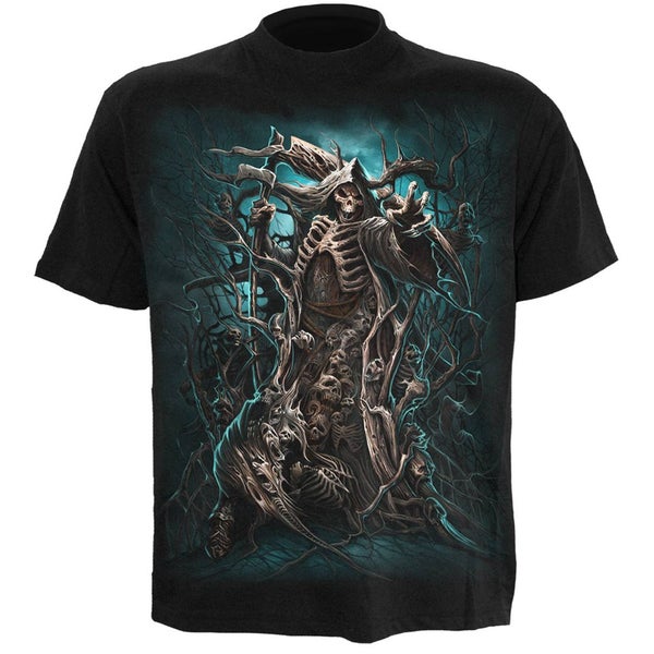 T -Shirt Spiral pour Homme FOREST REAPER -Noir