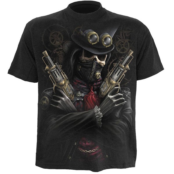 Spiral -T-shirt homme  Steam Punk Bandit- Noir