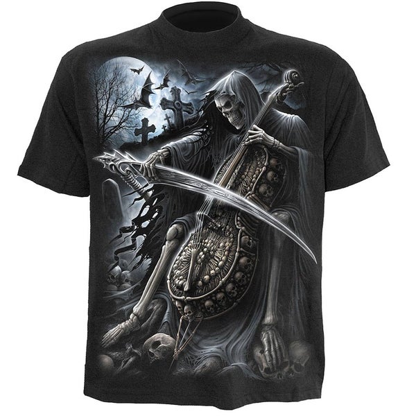 T-Shirt Homme SYMPHONY OF DEATH Spiral - Noir