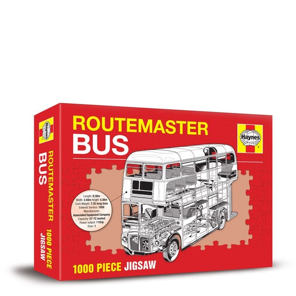 Puzzle Bus Routemaster 1000 pièces -Haynes