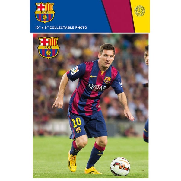 Barcelona Messi 14/15 - 10 Inch x 8 Inch Bagged Photographic