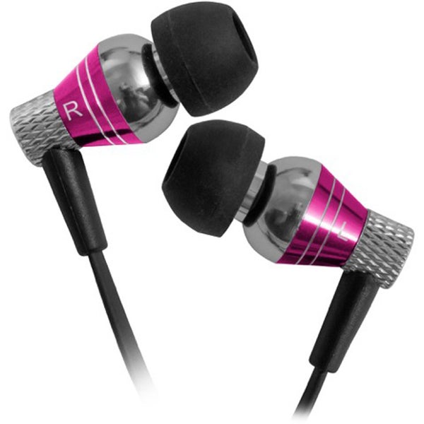 JLab - Jbuds Pro Premium Metal Earphones with Mic - Pink