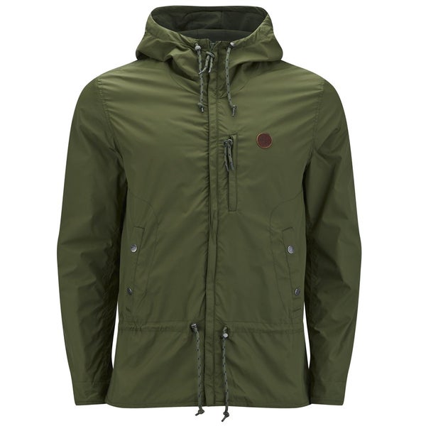 Pretty Green Men's Quilt Lined Cagoule - Green