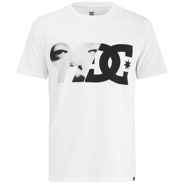 DC Men's Brickline Printed Short Sleeve T-Shirt - White