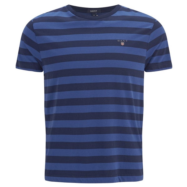 GANT Men's Barstripe T-Shirt - Blue